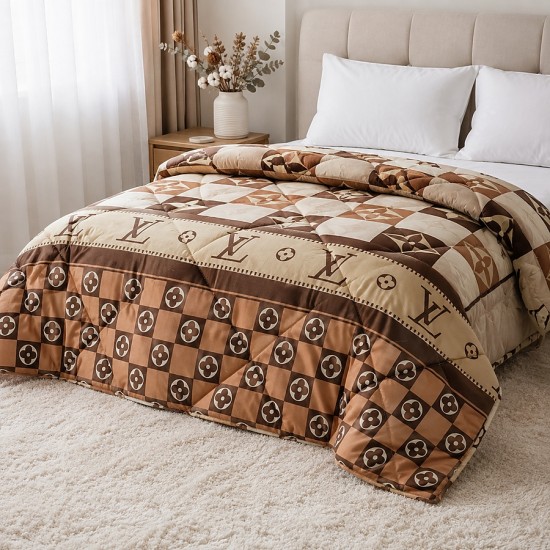 Одеяло зимнее "Louis Vuitton", размер 150x210 см